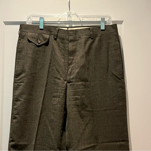 Vintage "Polo University Club" Ralph Lauren Classic Wool Union Made USA Trousers - Picture 2 of 11